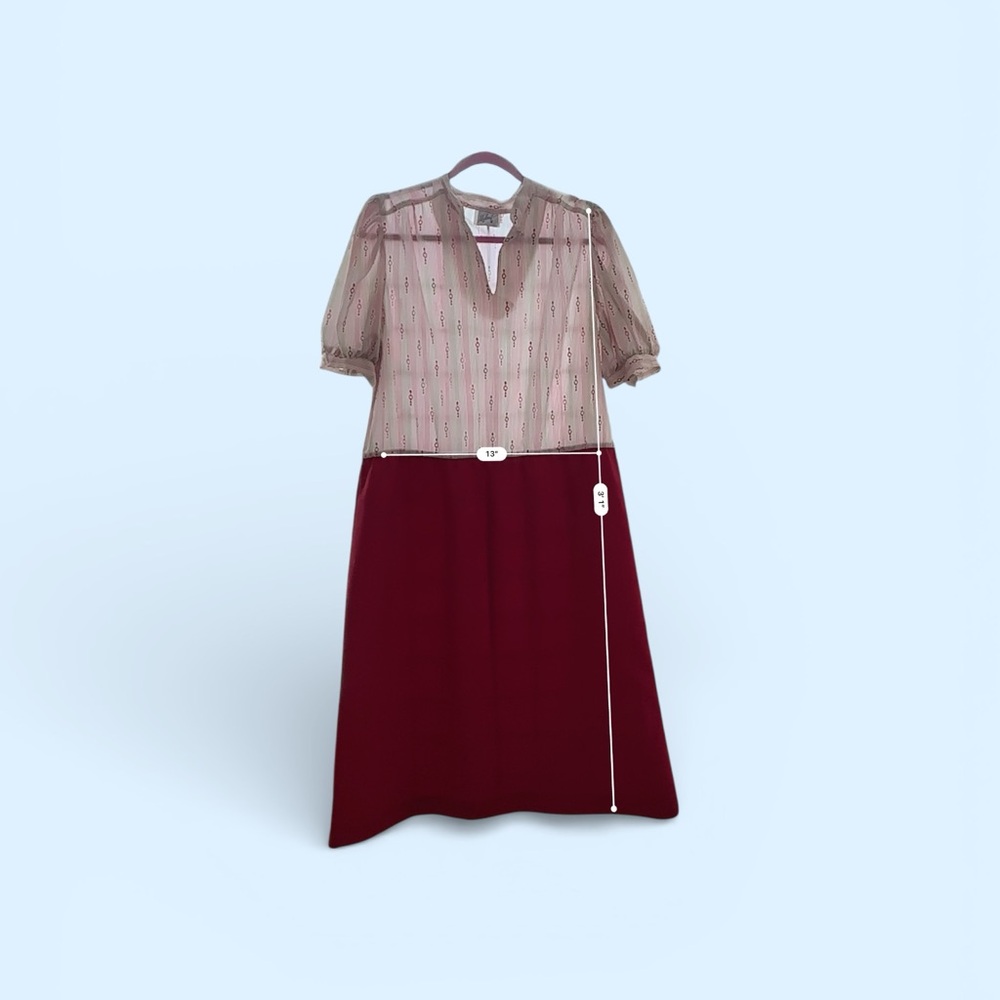 Vintage Malouf 70’s dress with belt - Picture 6 of 6